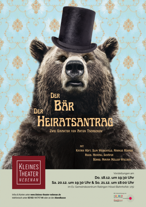DER BÄR & DER HEIRATSANTRAG - Plakat